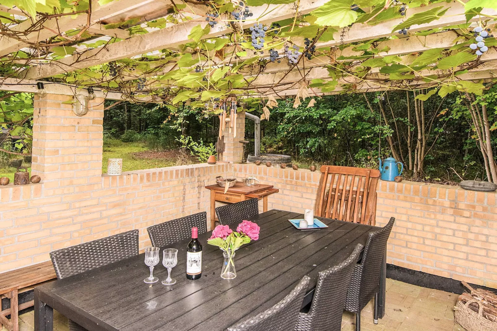 Natuurhuisje met terras van Gudena-Uitzicht