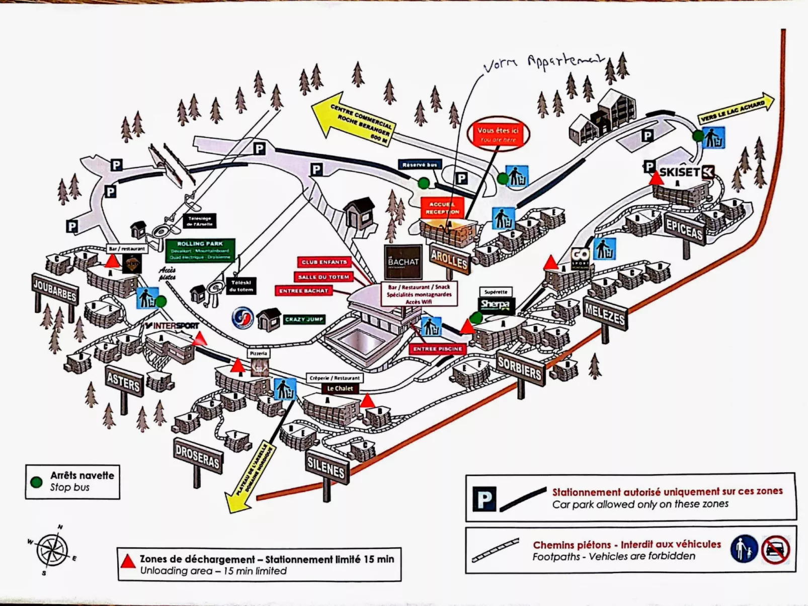 V du Bachat Arolles A-Buiten