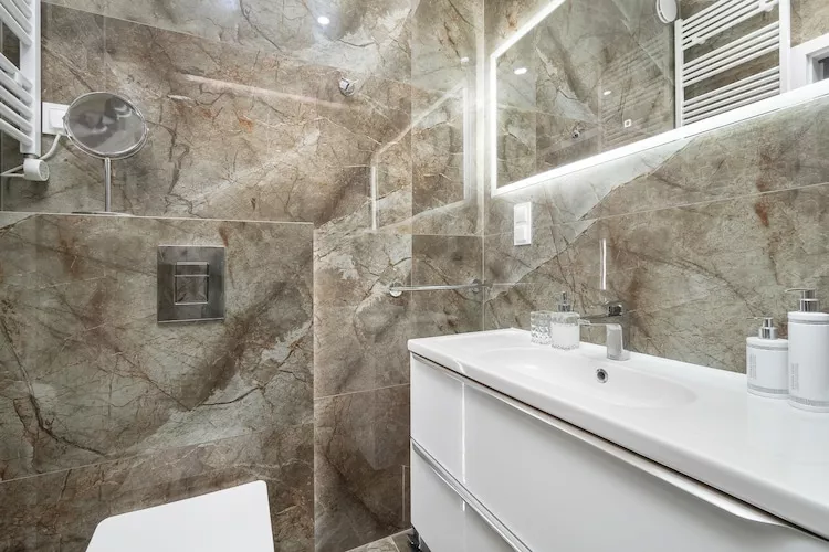 Apartament w Polanicy Zdrojowa 34B - 408-Badkamer