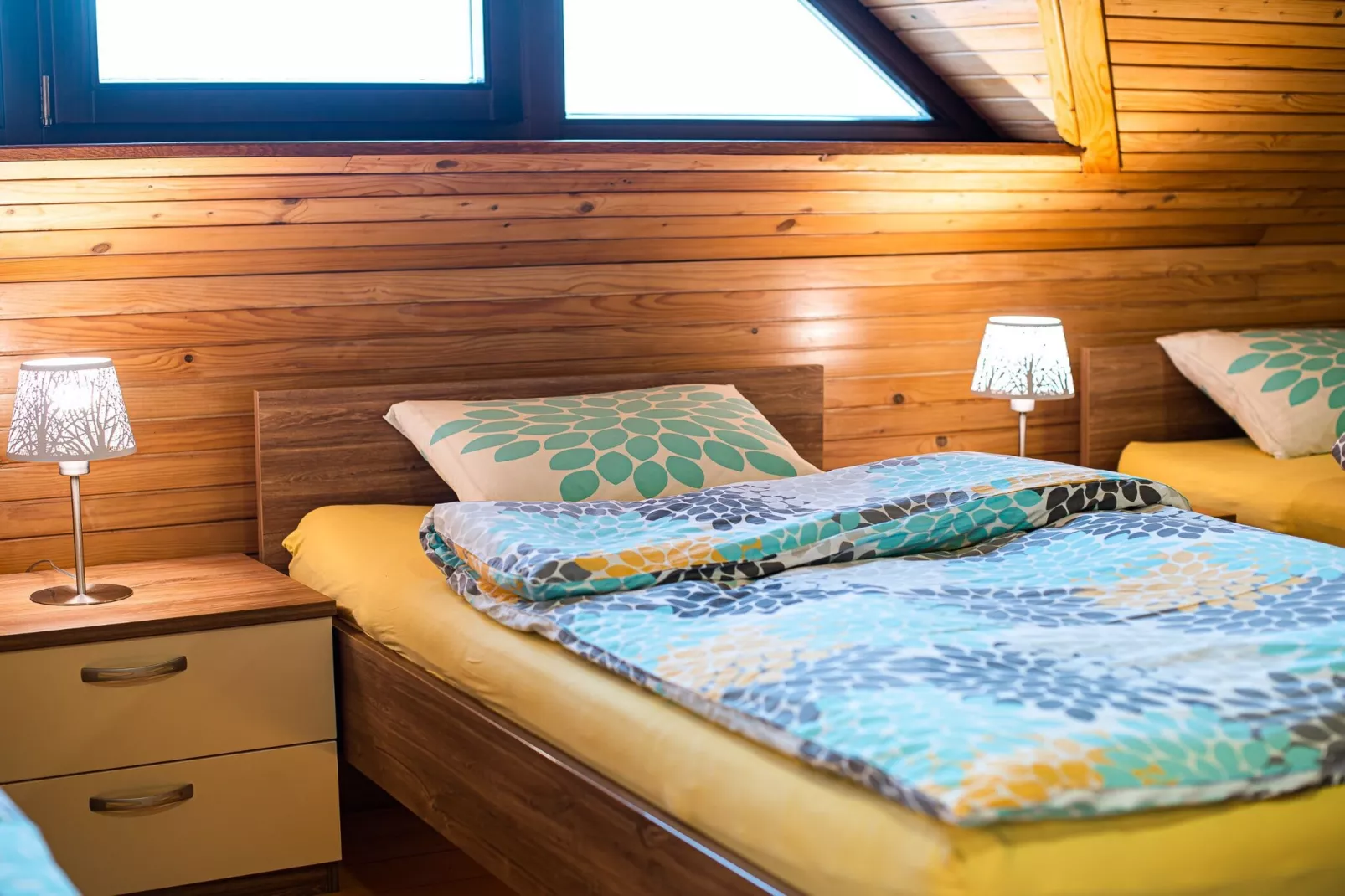 Relaxing Retreat with Hot Tub in Sevnica - Three Bedroom Apartment-Slaapkamer