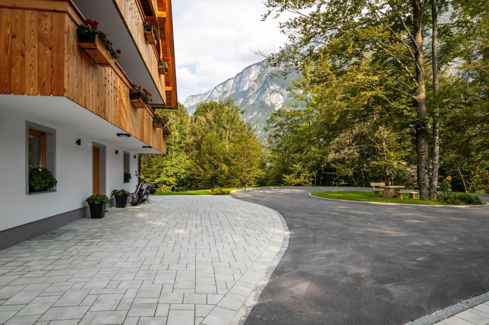 The Woodland Nook Apartments Bohinj - Comfort Two Bedroom Apartment with Balcony (owner F)-Buitenlucht