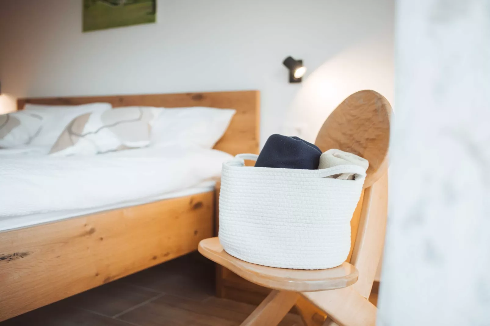 Cozy Holiday Home with Fireplace and Scenic Hills in Bistrica ob Sotli - Two Bedroom Holiday Home-Slaapkamer