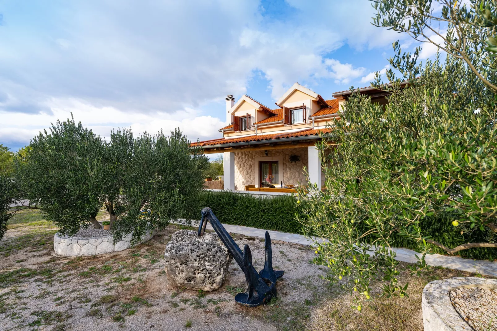 Villa Marijana-Buitenkant zomer