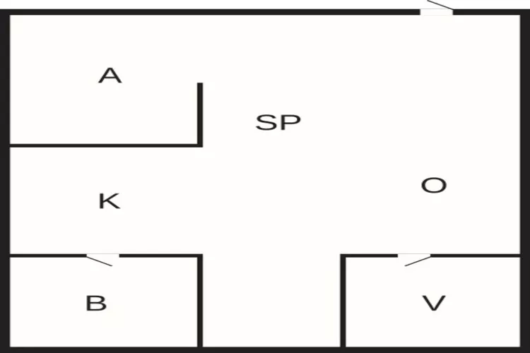 4 persoons vakantie huis in Løkken-Plattegrond