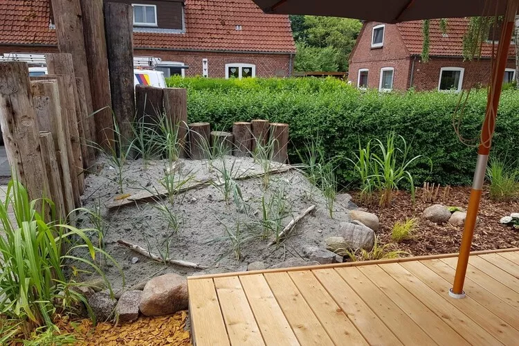 Ferienhus Tönning-Tuinen zomer