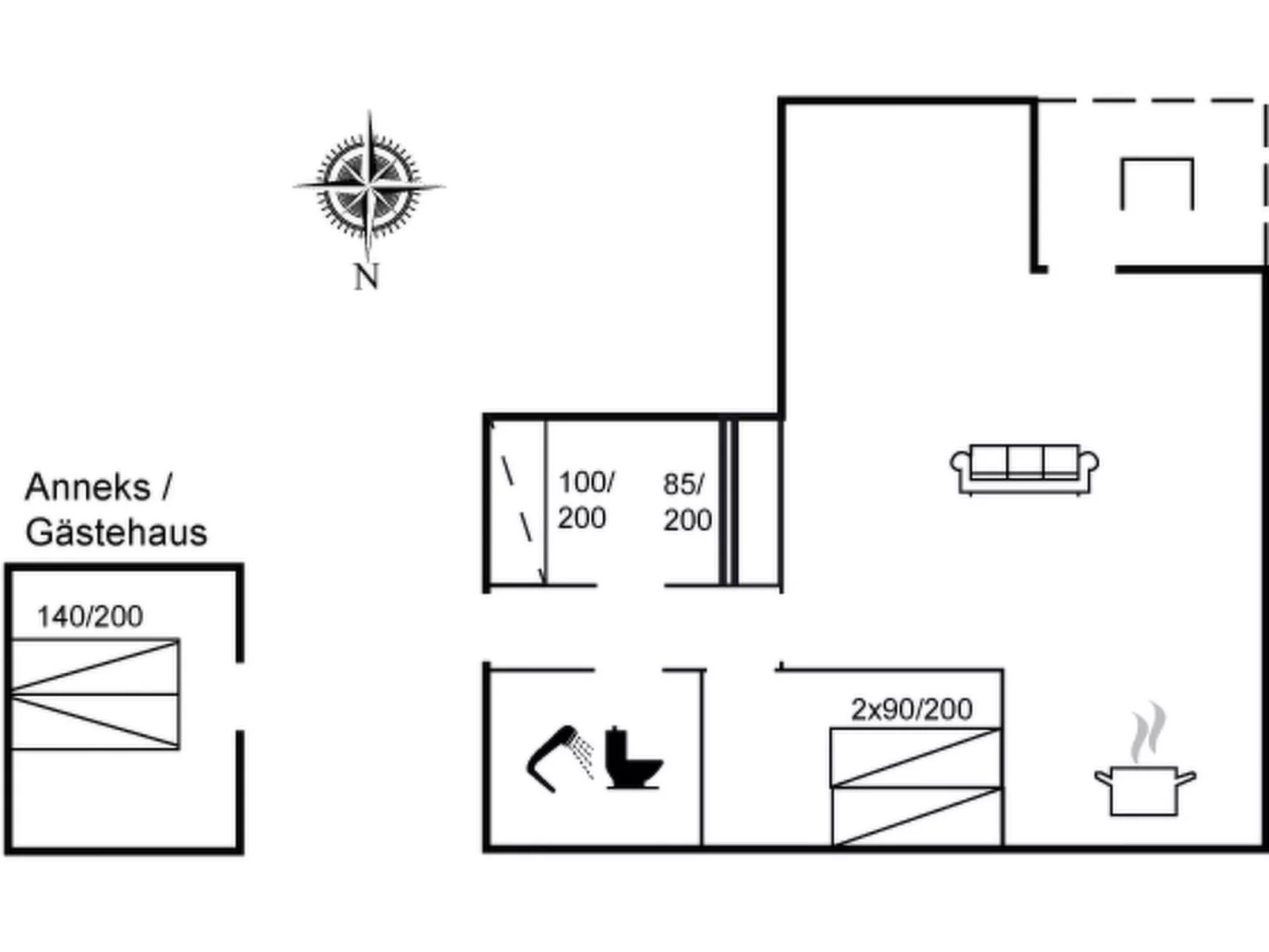 "Jyde" - 1.5km from the sea-Binnen