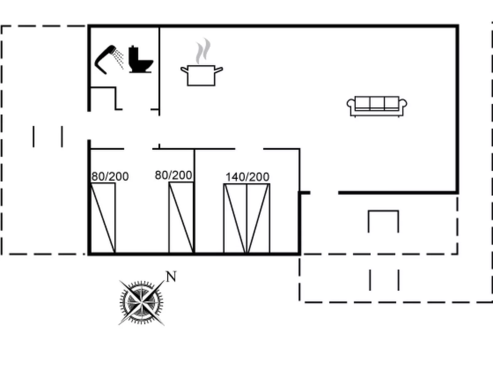 "Gizelle" - 1.5km from the sea-Binnen
