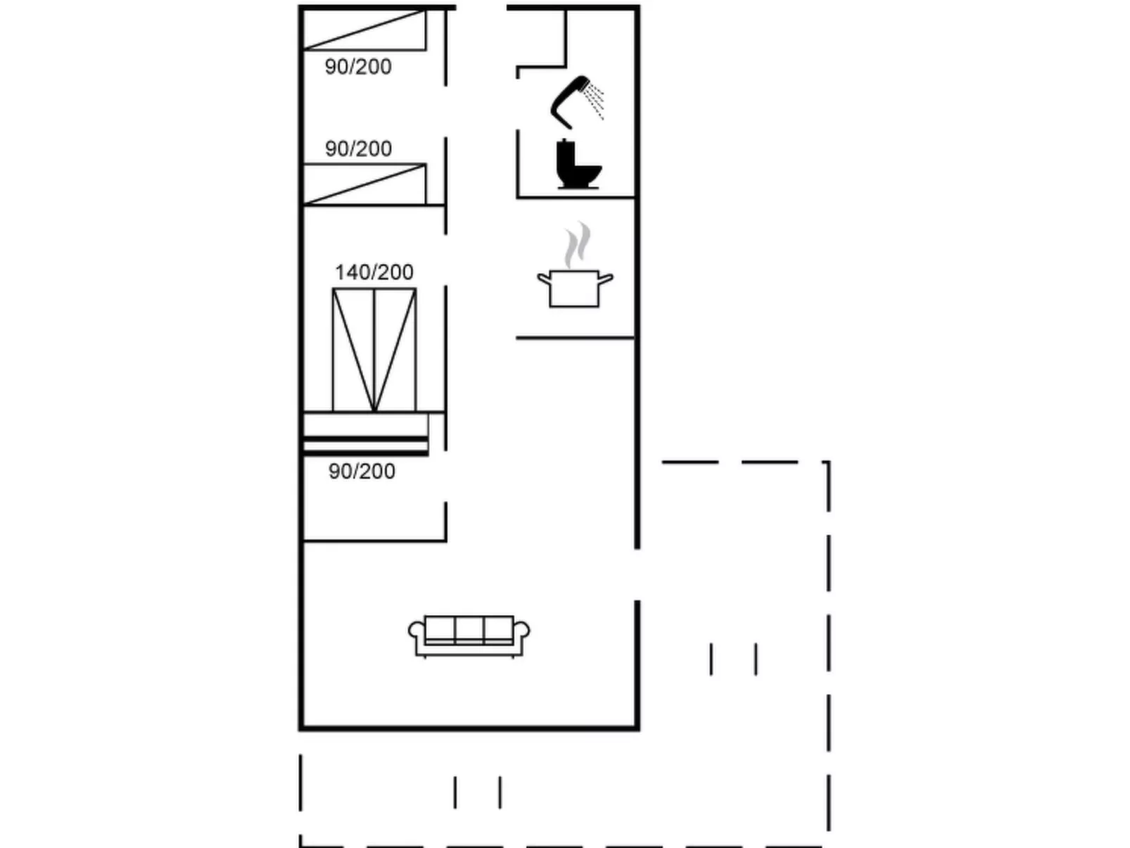 "Milrid" - 800m from the sea-Binnen