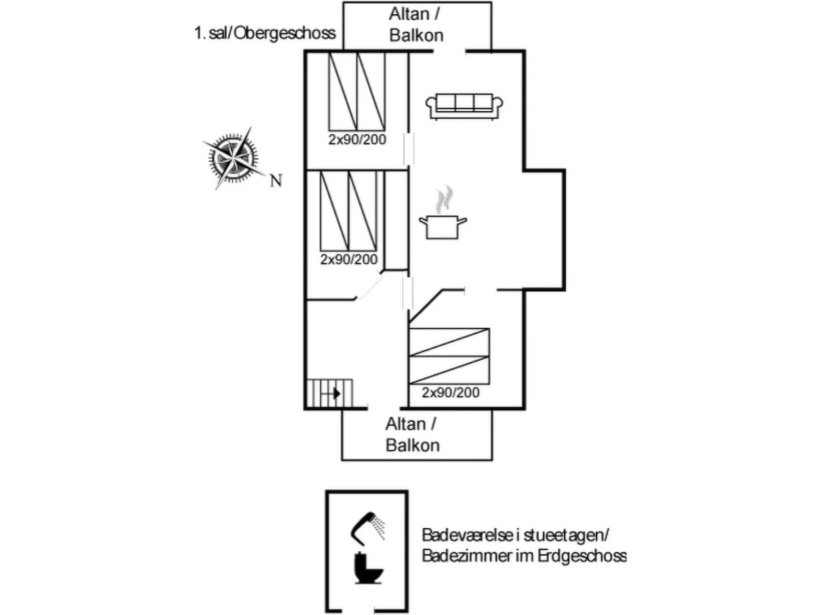"Liina" - 200m from the sea-Binnen