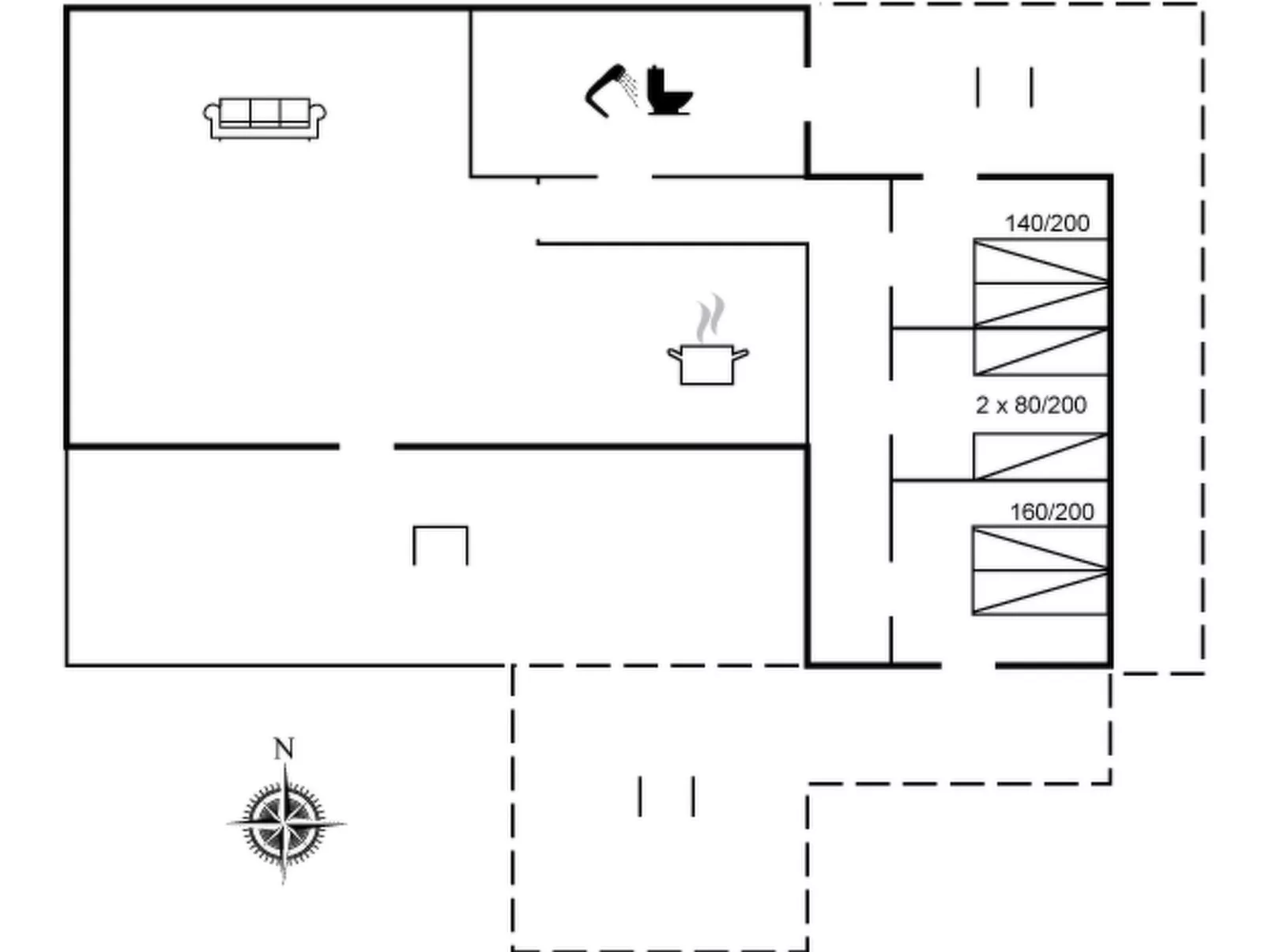 "Assarina" - 300m to the fjord-Binnen