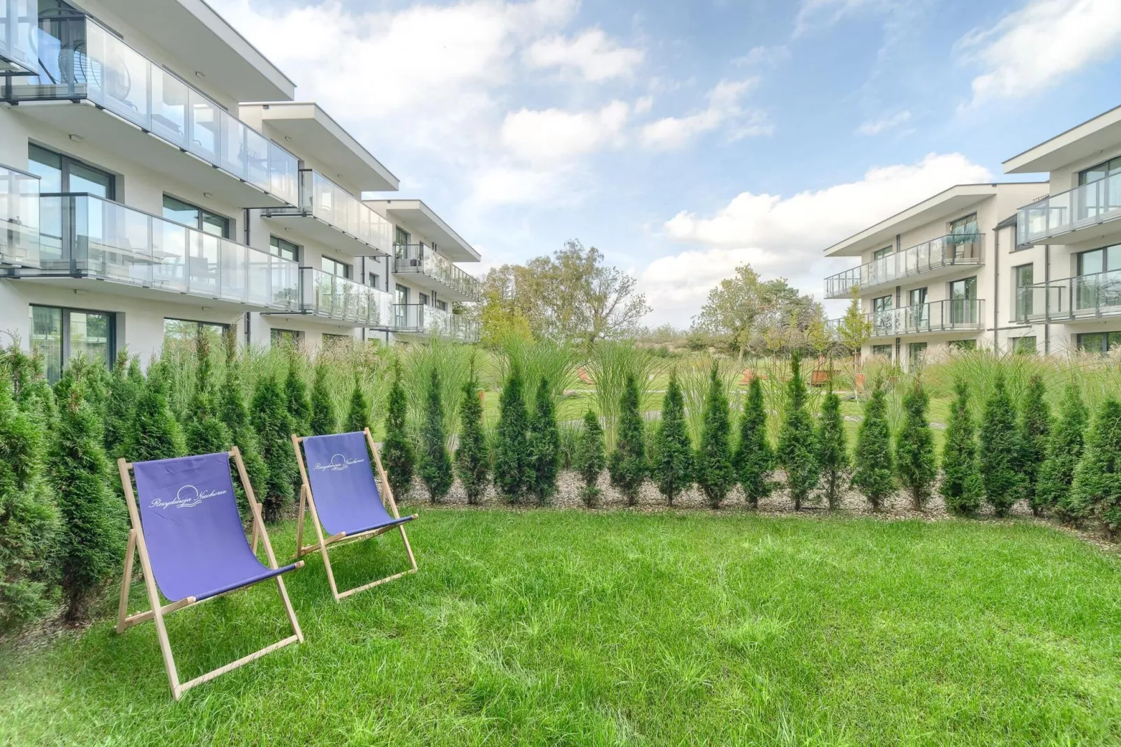 Apartament Szczecińska 3 Nr 114 Niechorze-Tuinen zomer