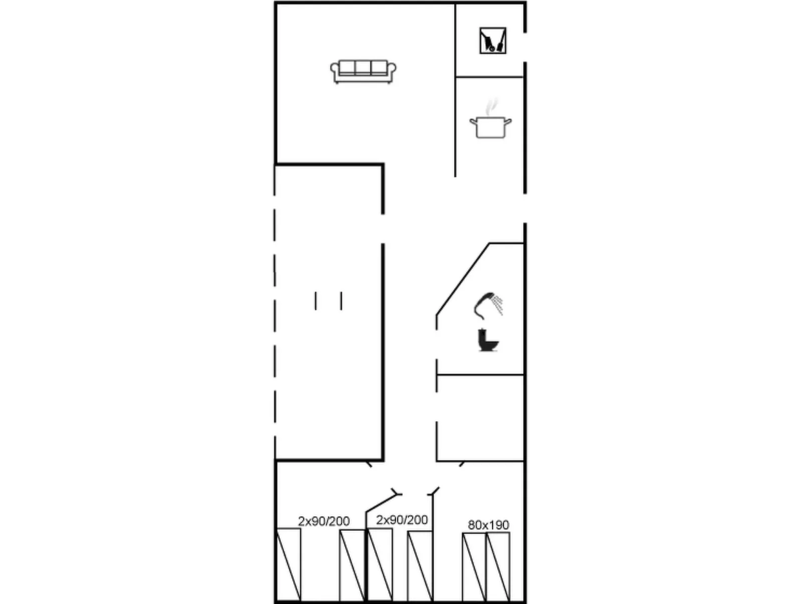 "Eetu" - 1.3km from the sea-Binnen