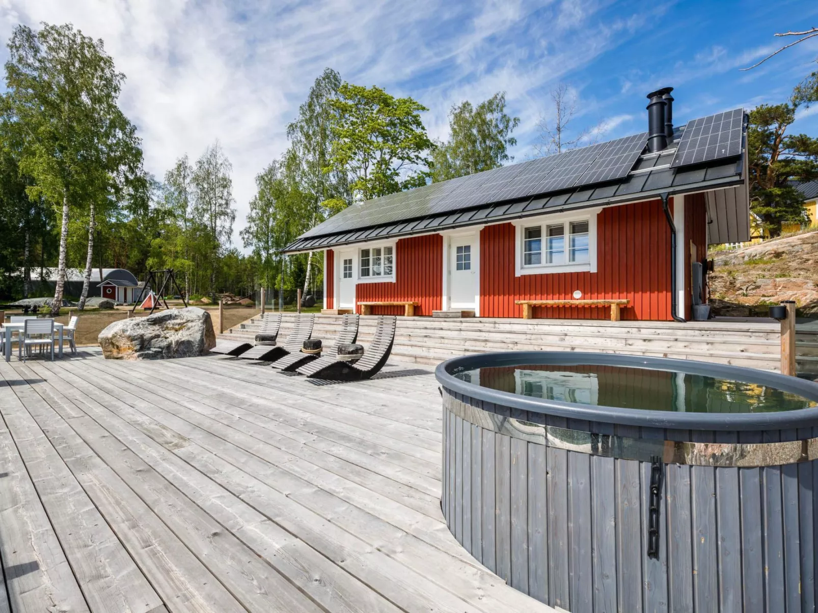 Kapteenin huvilat-Binnen