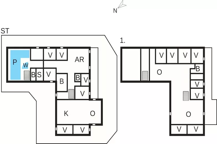 4 sterren vakantie huis in Harboøre - Plattegrond