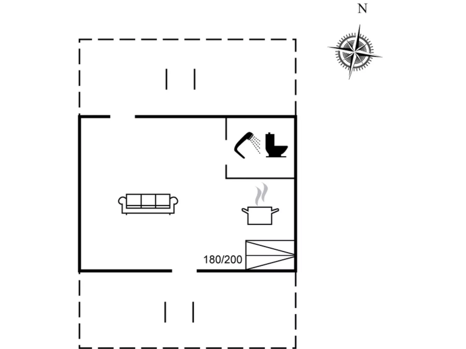 "Økil" - 2km from the sea-Binnen