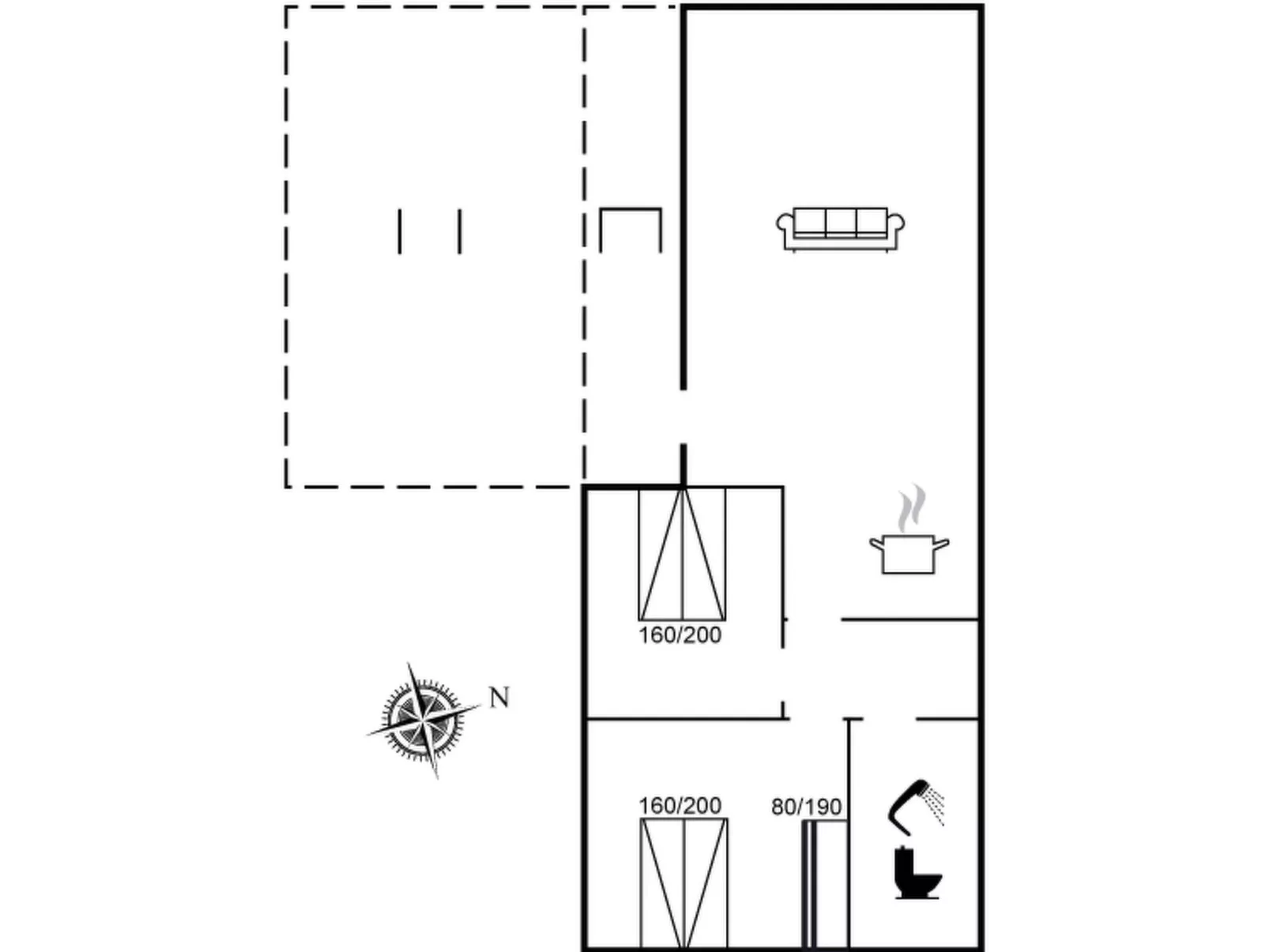 "Enwald" - 700m from the sea-Binnen