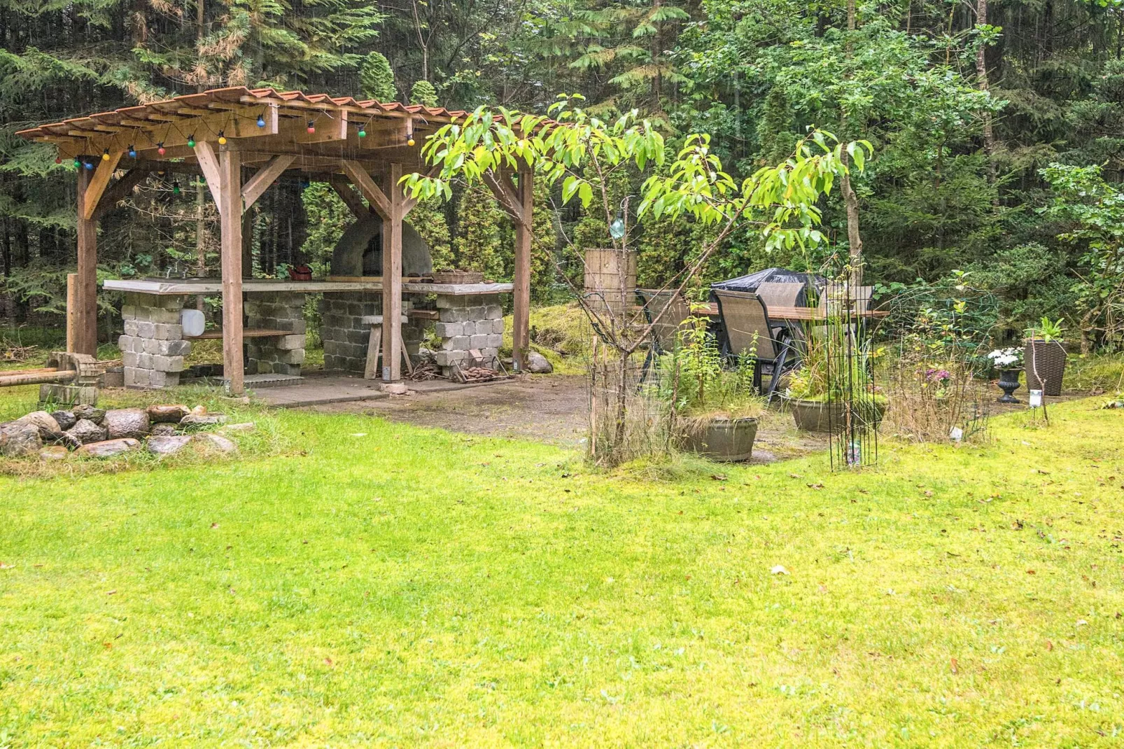 Natuurhuisje met terras van Gudena-Uitzicht