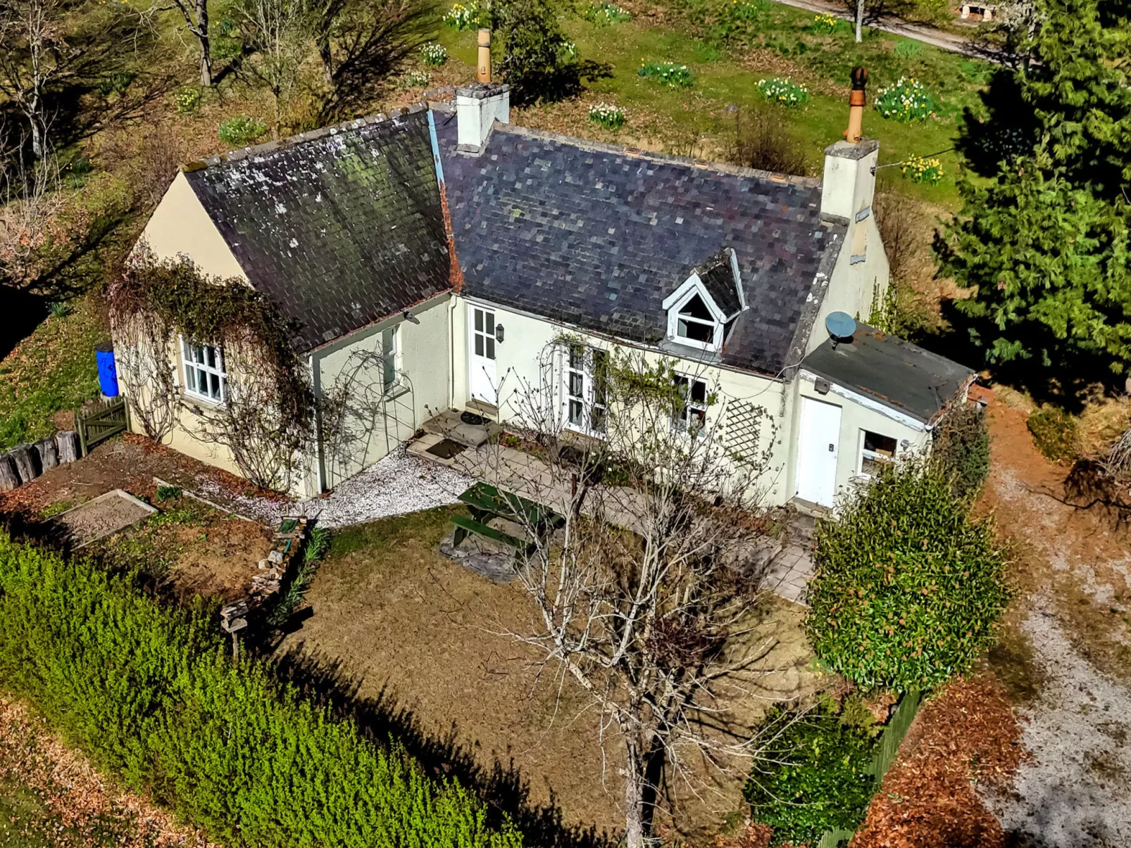 Corrennie School Cottage-Buiten