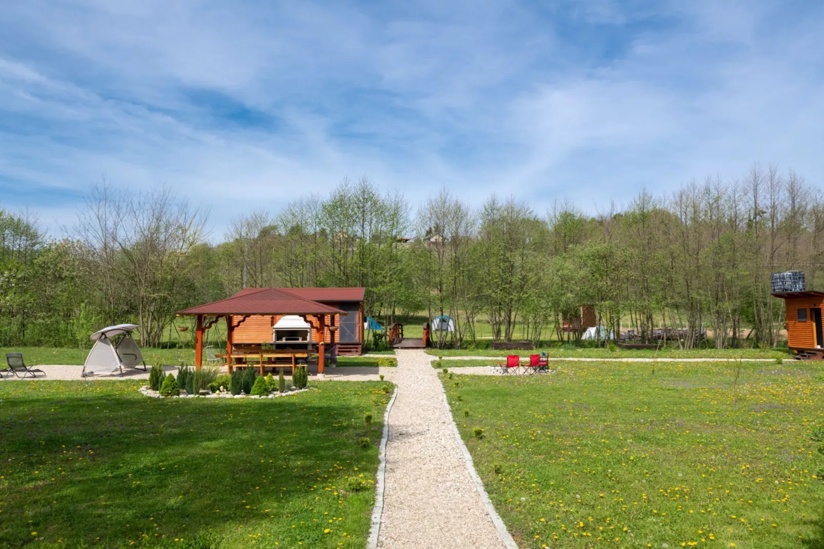 Robinzonski Kamp Hofman - Private Bungalow-Buitenlucht