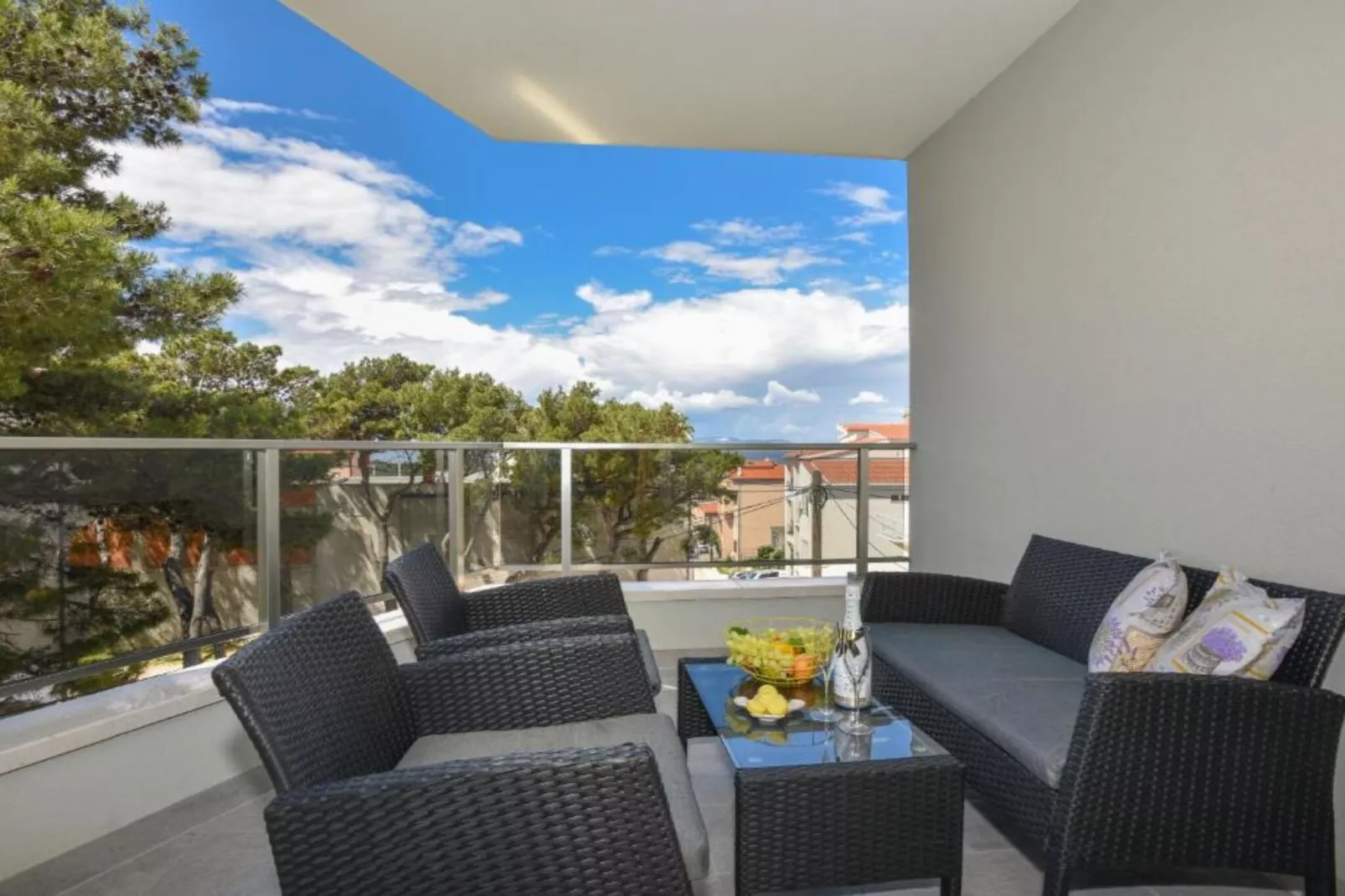 Apartment Hani 1 - One Bedroom Apartment With Balcony And Sea View-Terrasbalkon