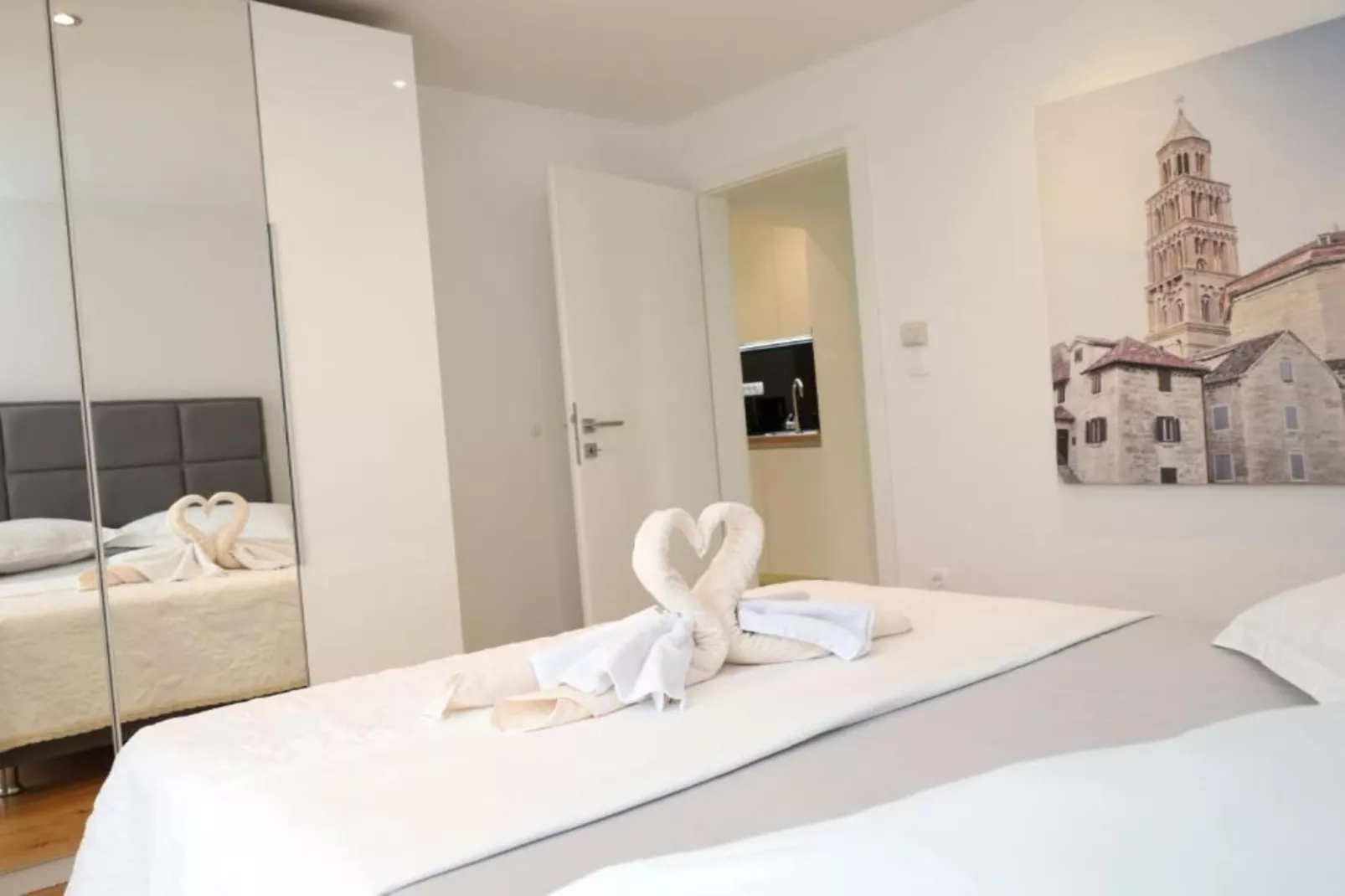 Dalmata D - Two Bedroom Apartment with Terrace-Slaapkamer