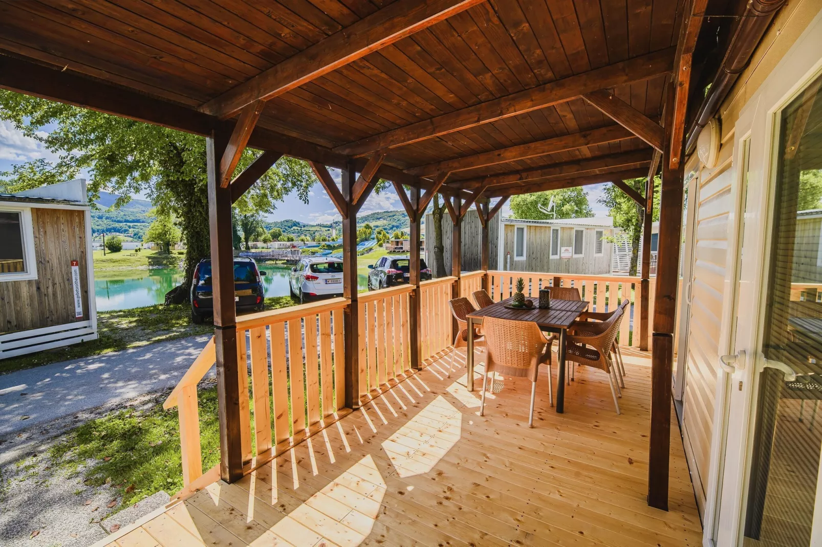 Waterside Retreat Mobile Homes with Thermal Riviera Tickets - Three Bedroom Mobile Home with Lake View (owner 6)-Terras