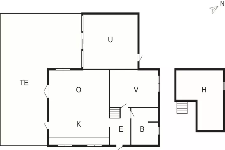 5 sterren vakantie huis in Karrebæksminde-Plattegrond