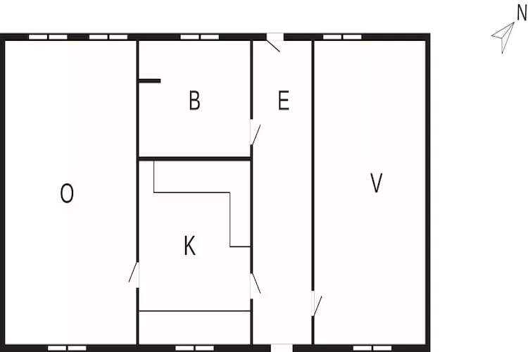 5 sterren vakantie huis in Millinge-Plattegrond