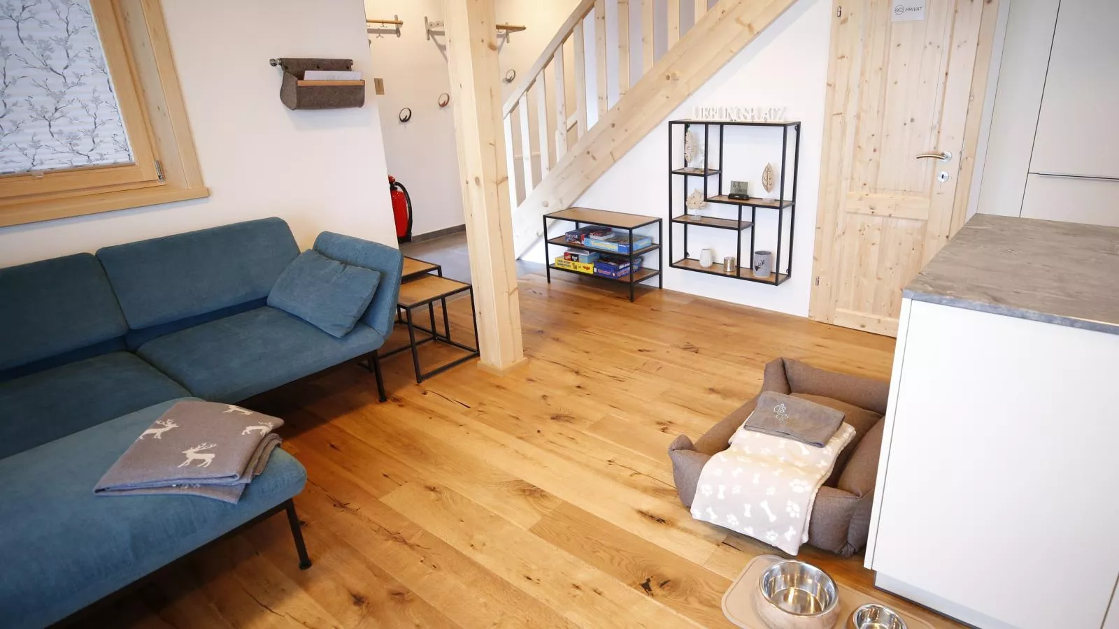 Designchalets Falkertsee-Woonkamer