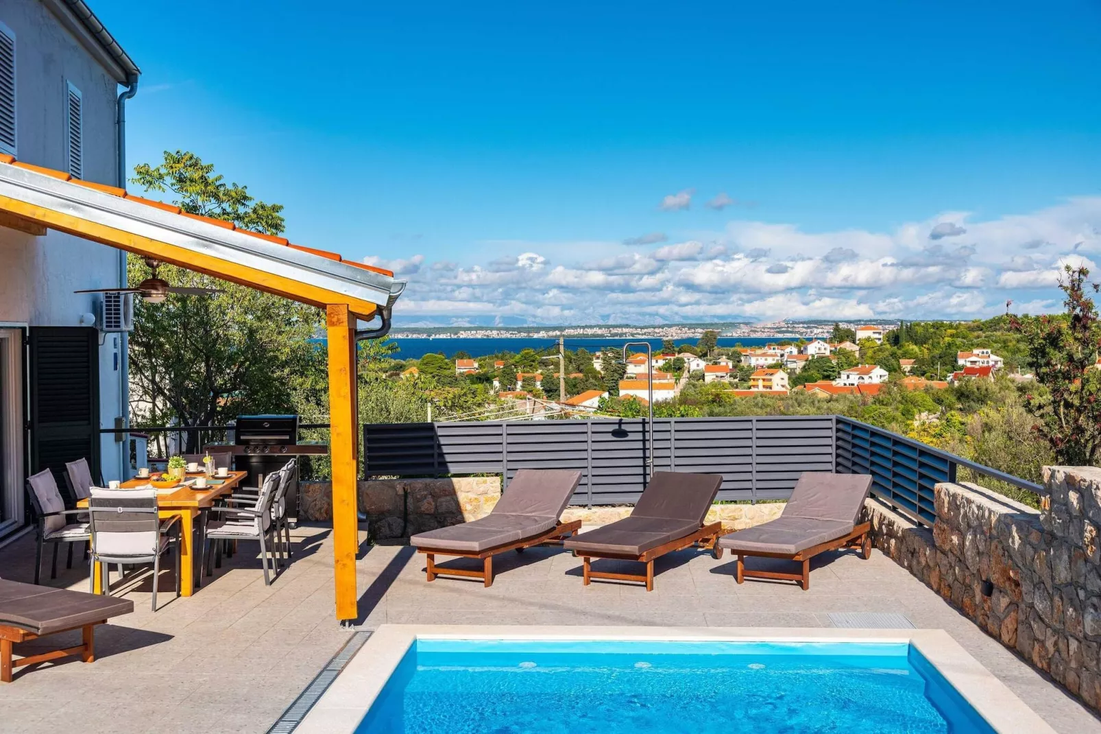 Sea view Villa Nana-Zwembad