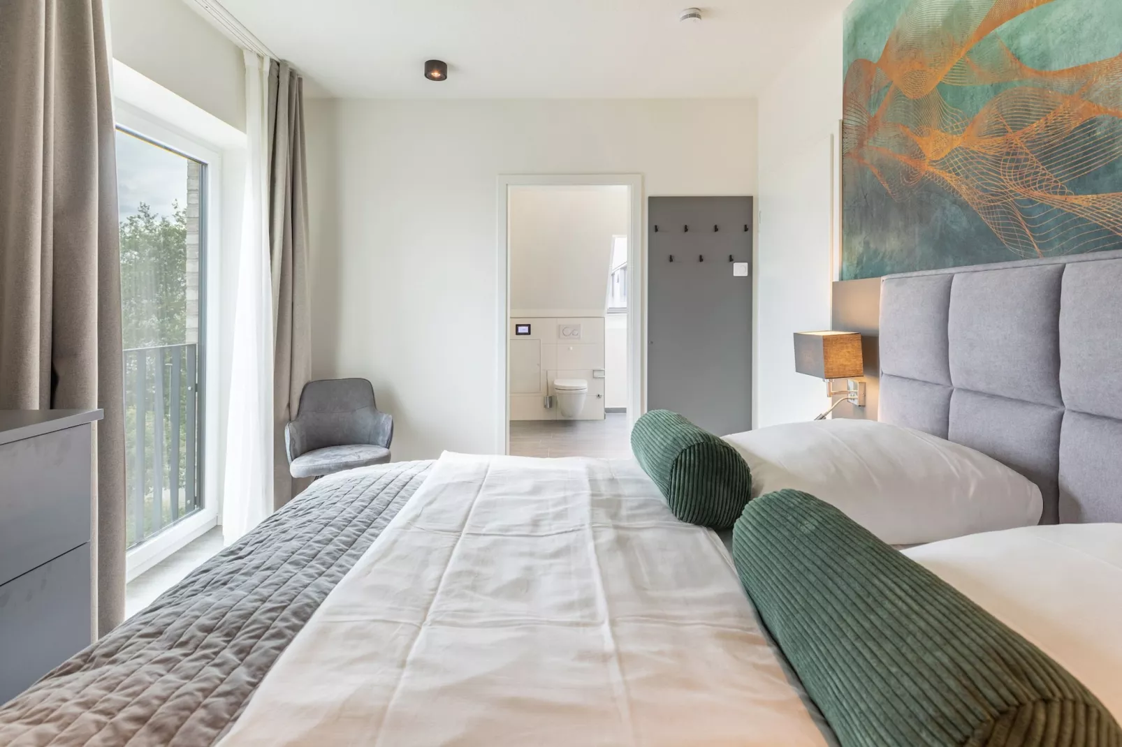 Wattblick de Luxe auf Nordstrand-Slaapkamer