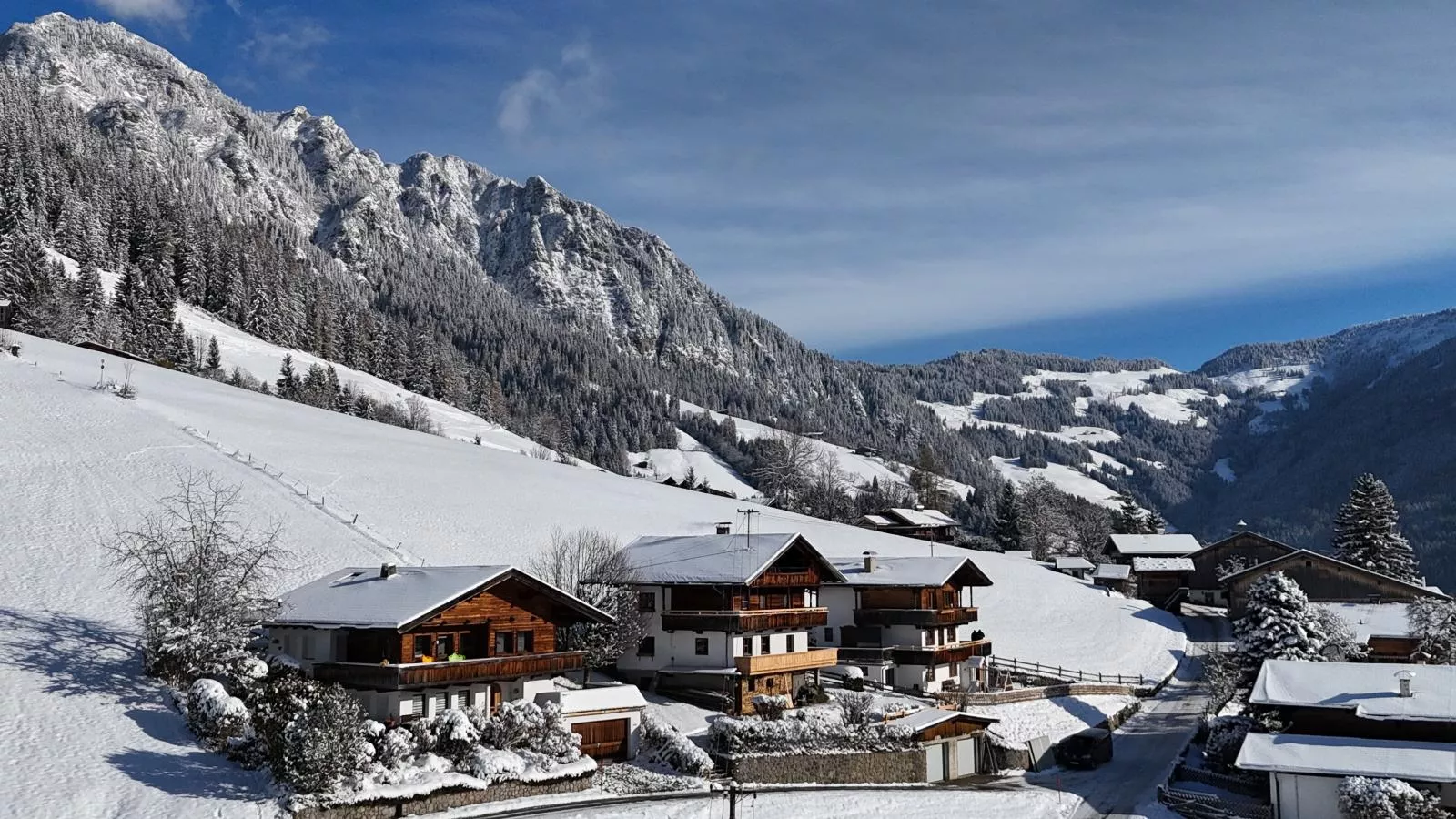 Tirola Hütte-Exterieur winter