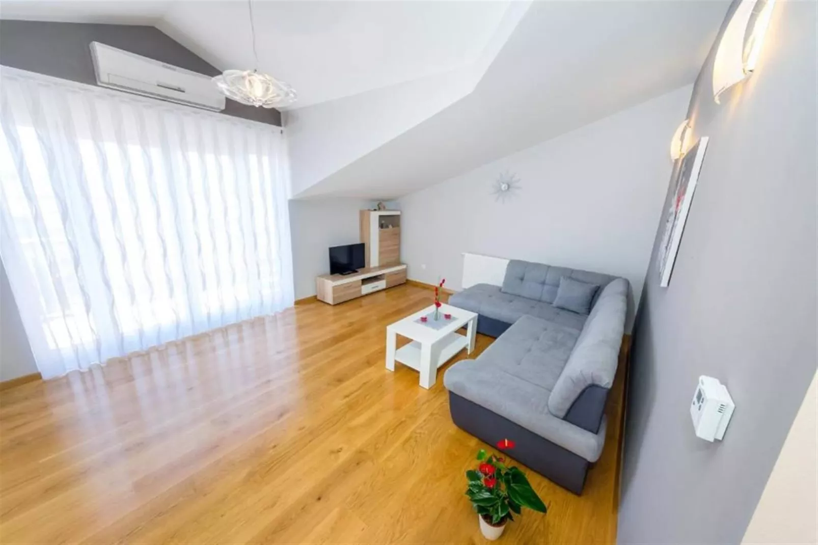 Penthouse apartment Zadar-Woonkamer