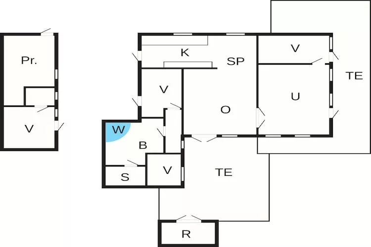 Kustsereniteit bij Hvidbjerg-By Traum-Plattegrond