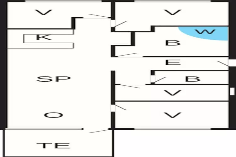 Luxe Spa Appartement in Sondervig -- By Traum Ferienwohnungen-Plattegrond