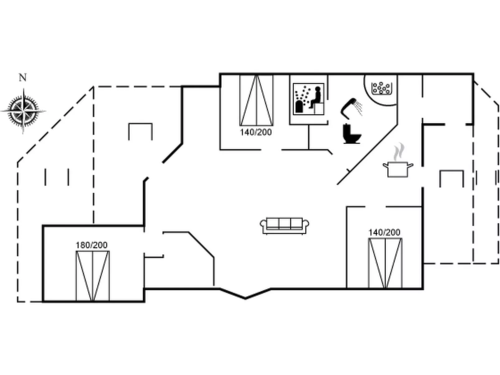 "Estella" - 500m to the fjord-Binnen