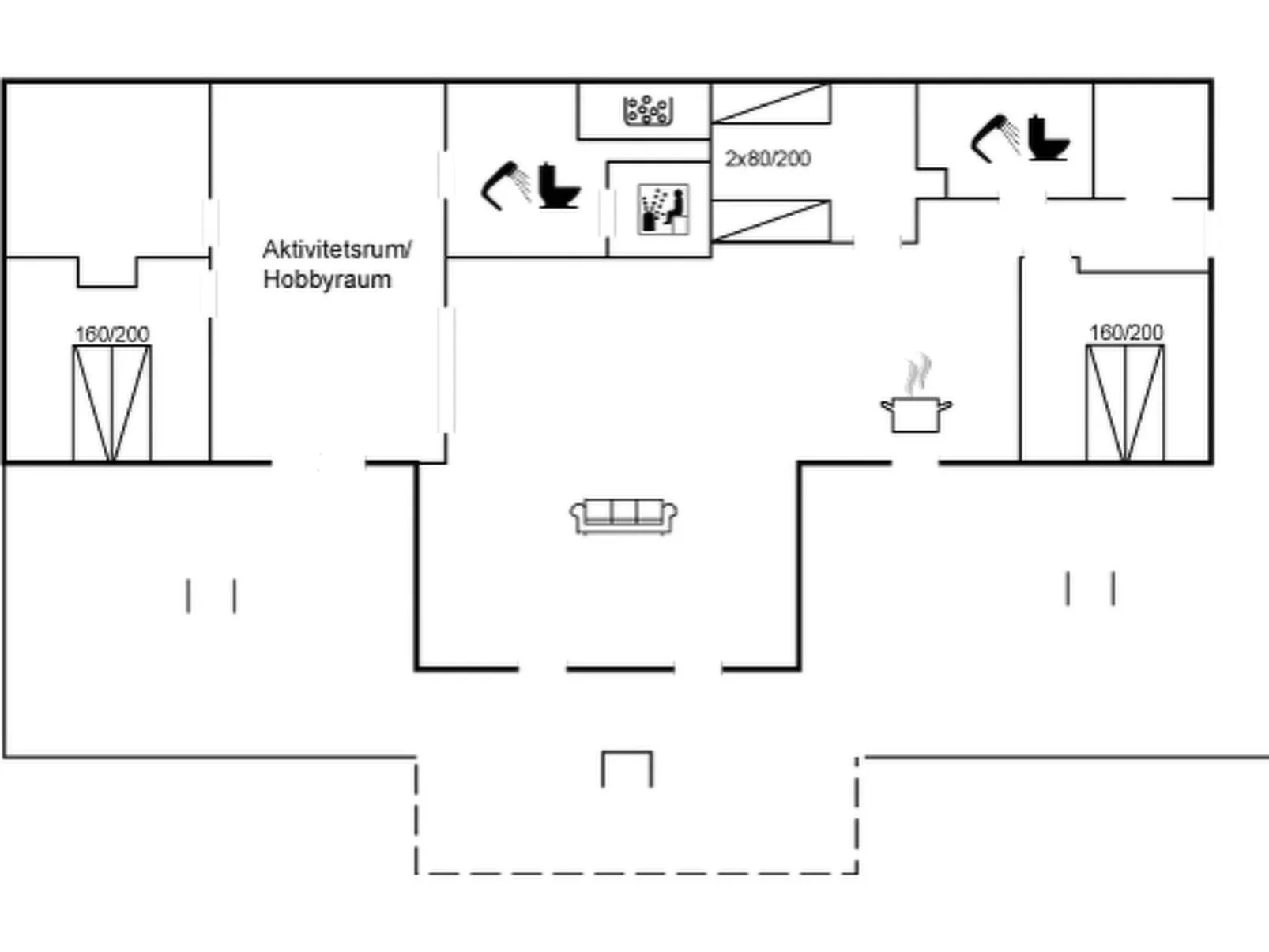 "Fenno" - 900m from the sea-Binnen