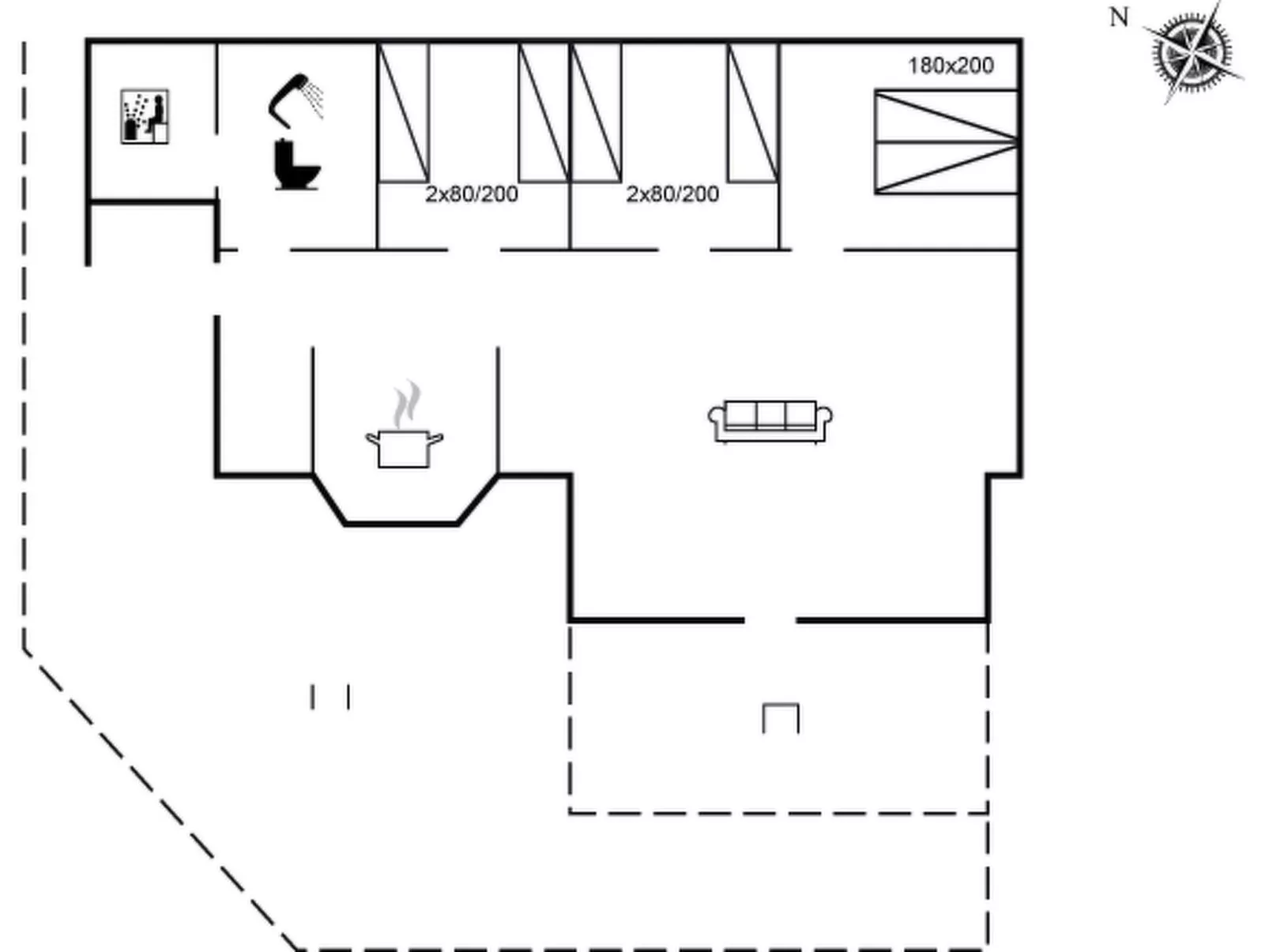 "Kierstine" - 100m from the sea-Binnen