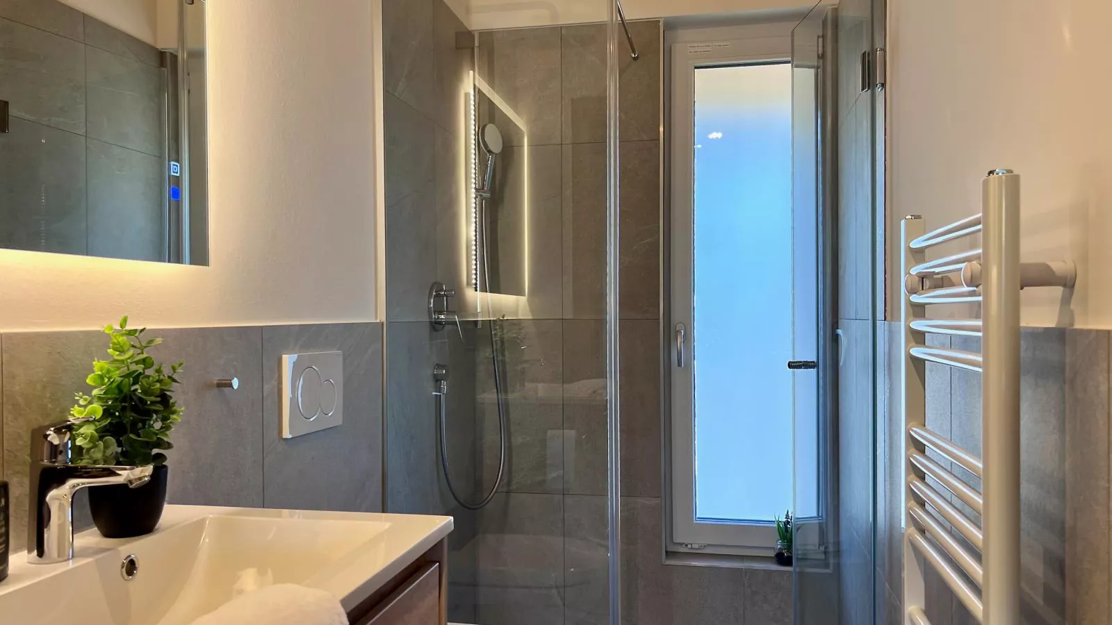 Almchalet Alpenglück-Badkamer