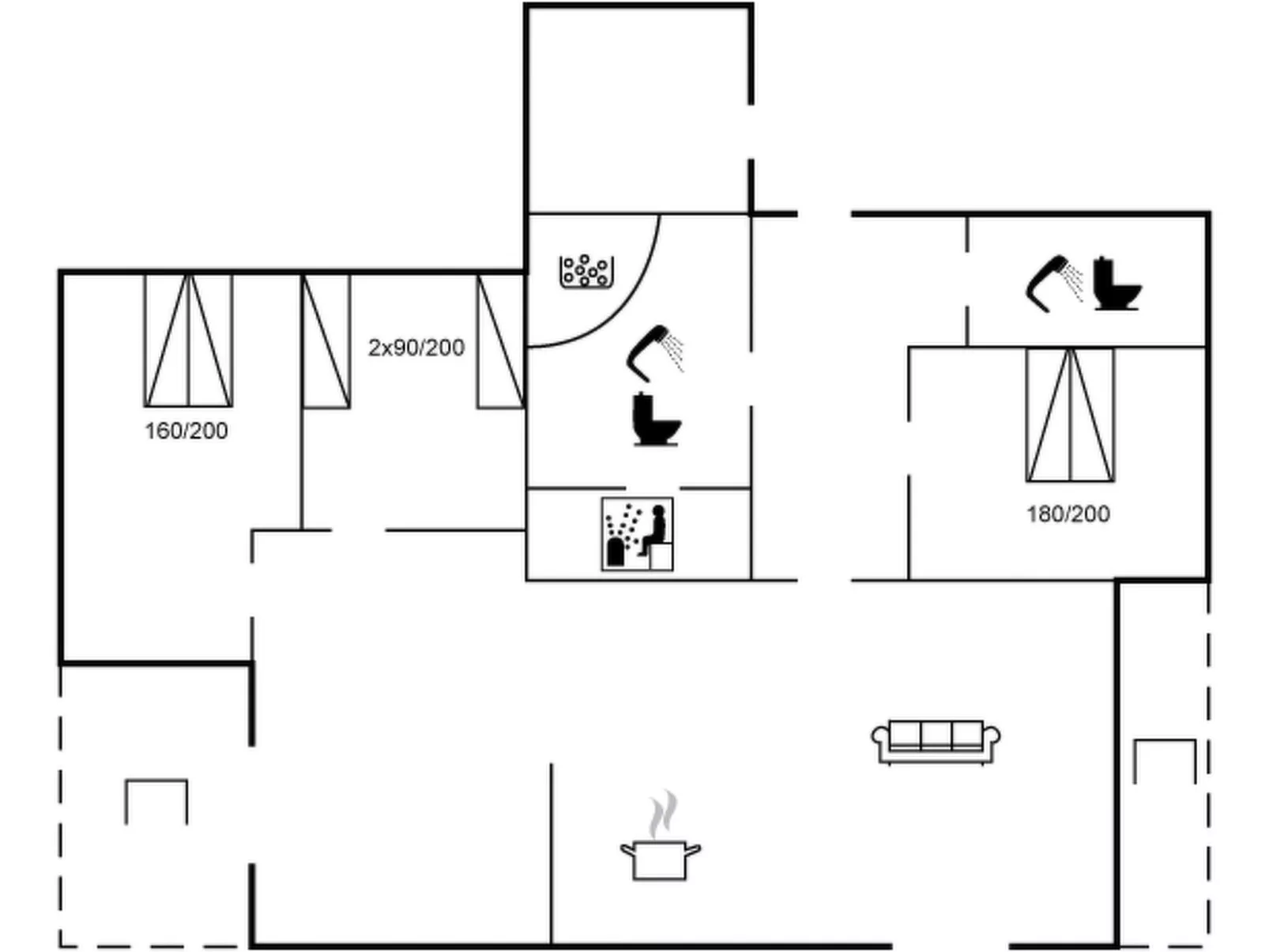 "Edzard" - 900m from the sea-Binnen