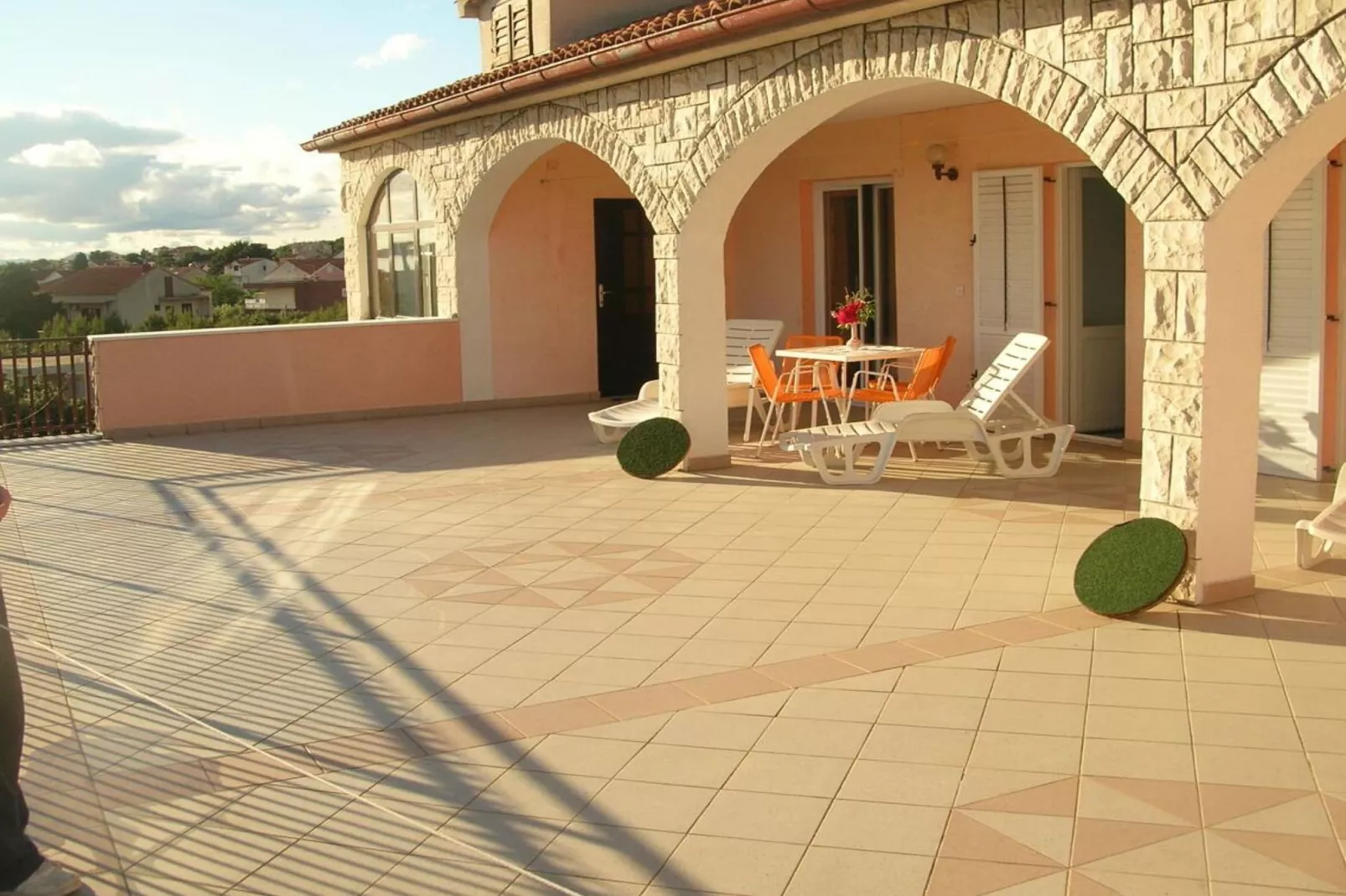 Apartment with Terrace and Sea View Brodarica - Two Bedroom Apartment with Sea View-Terras