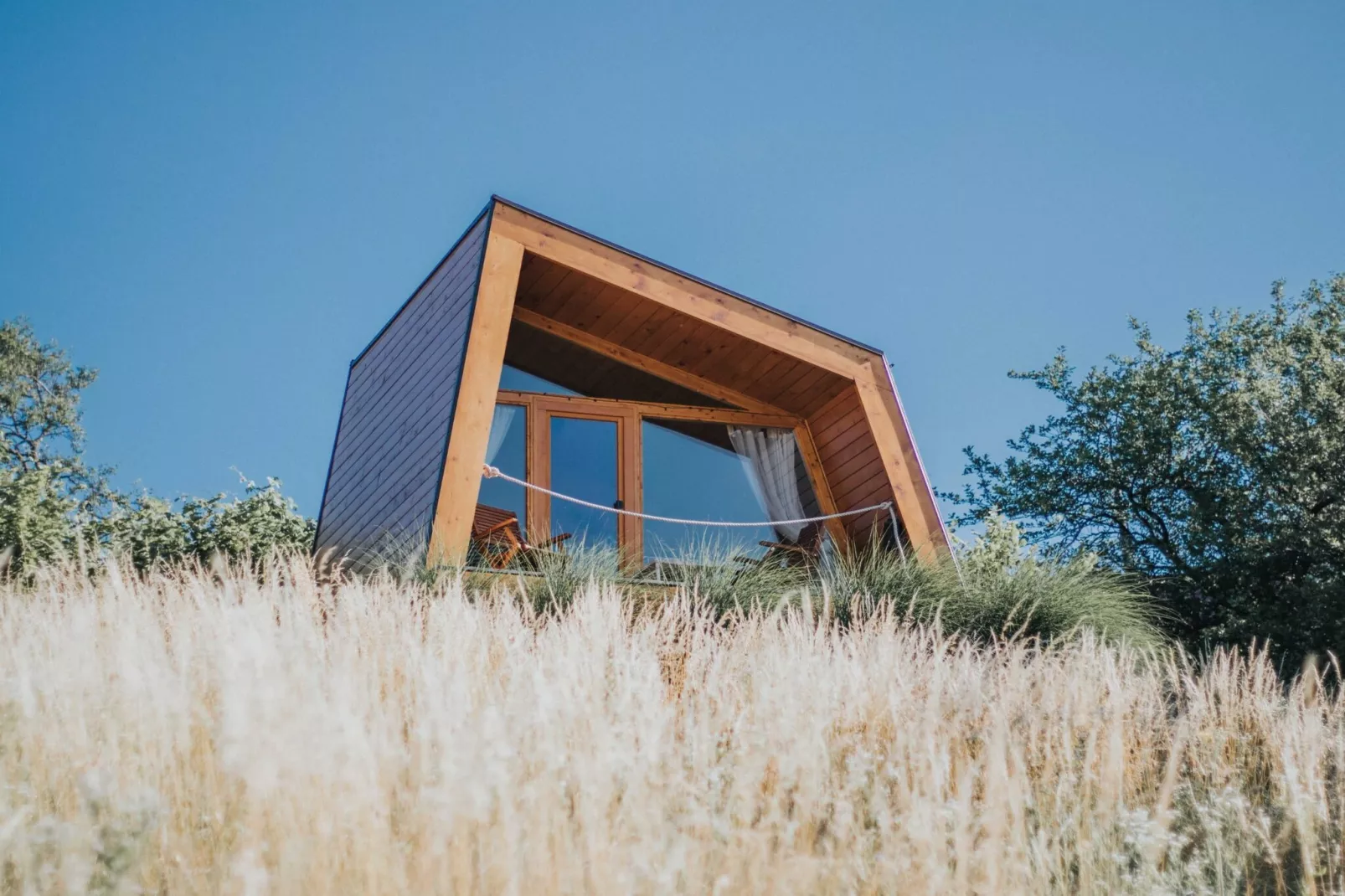 Rustic Refuge Glamping with Hot-Tub and Sauna - Double room with Terrace-Buitenlucht