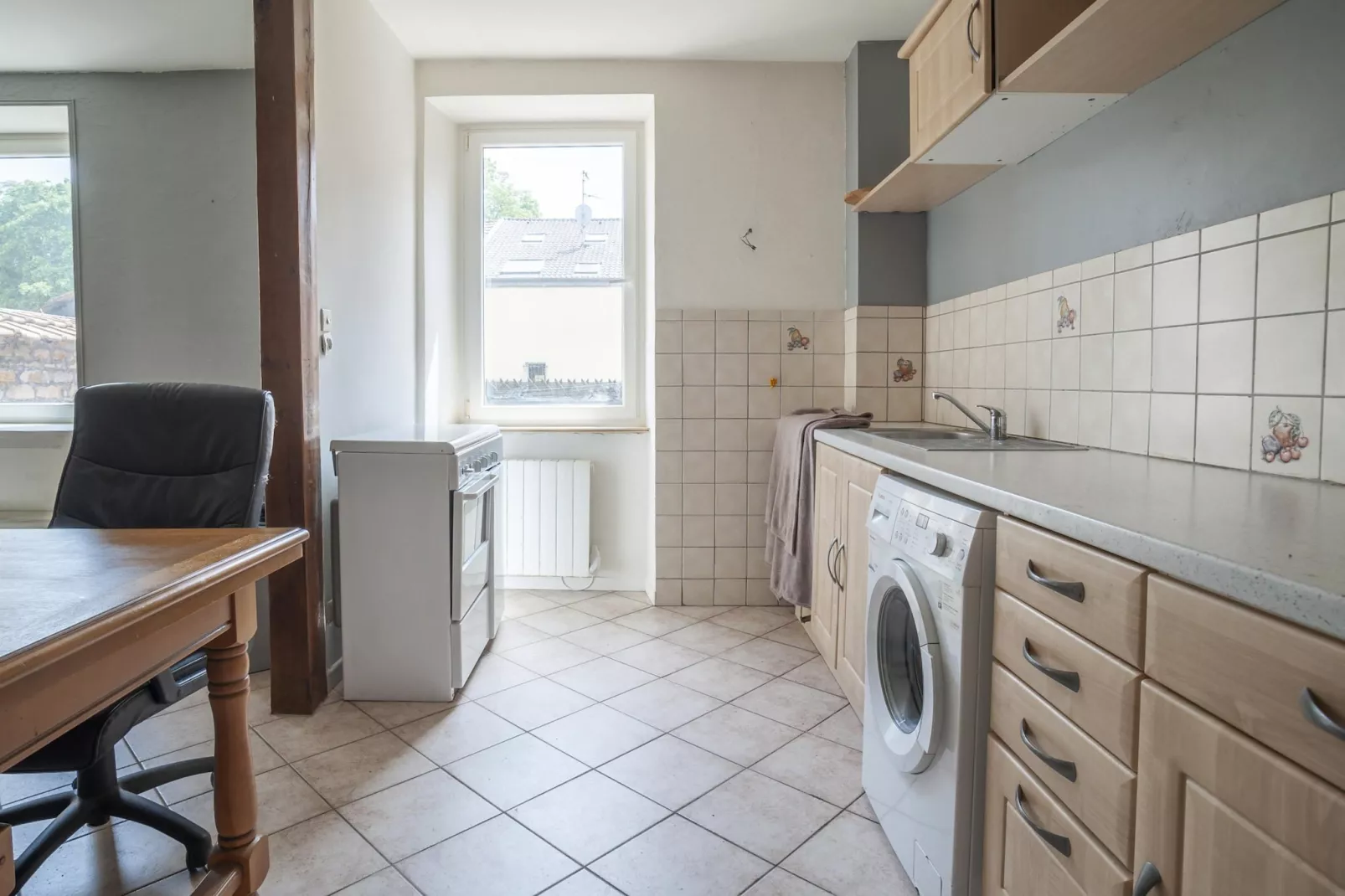 Fijn appartement in Belfort bij het centrum-Keuken