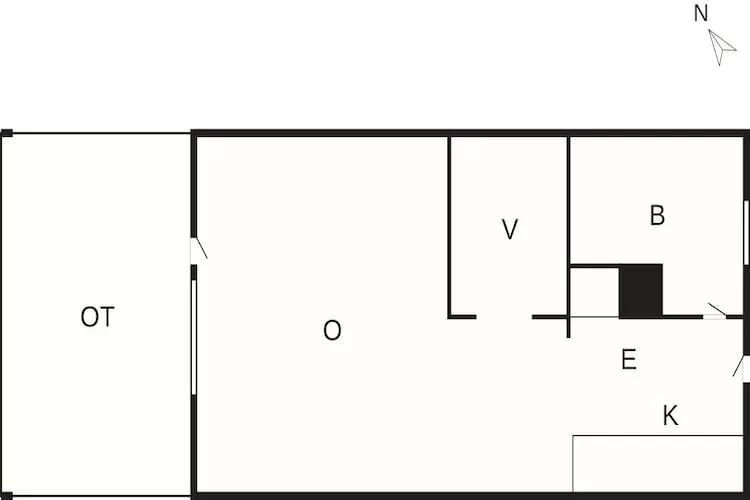 5 sterren vakantie huis in Nexø-Plattegrond