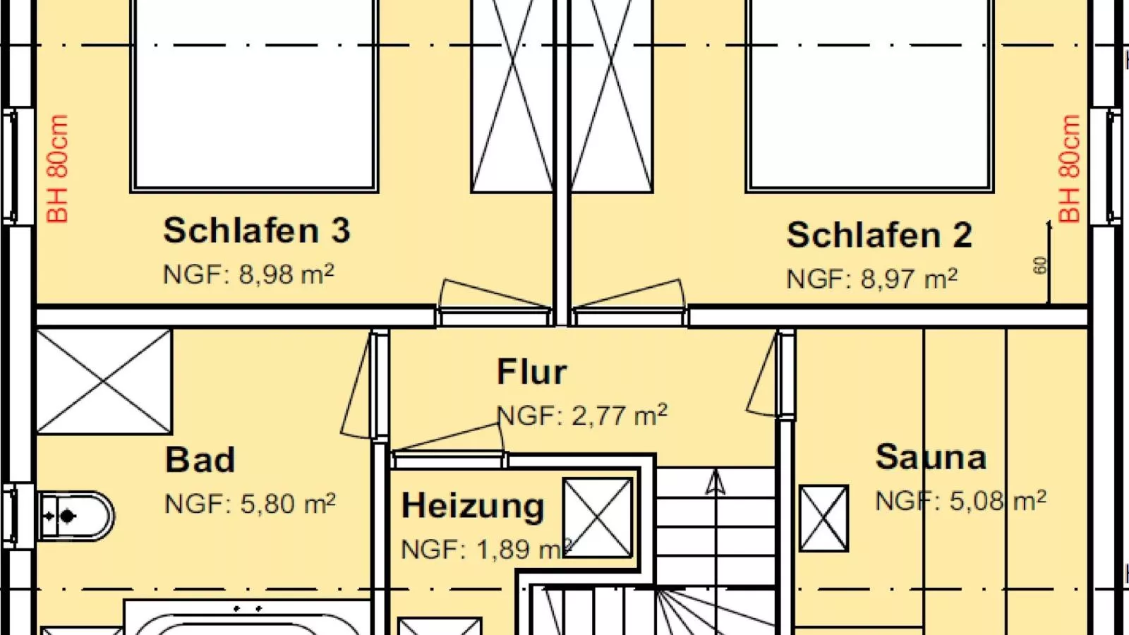 Küstelberg II-Plattegrond