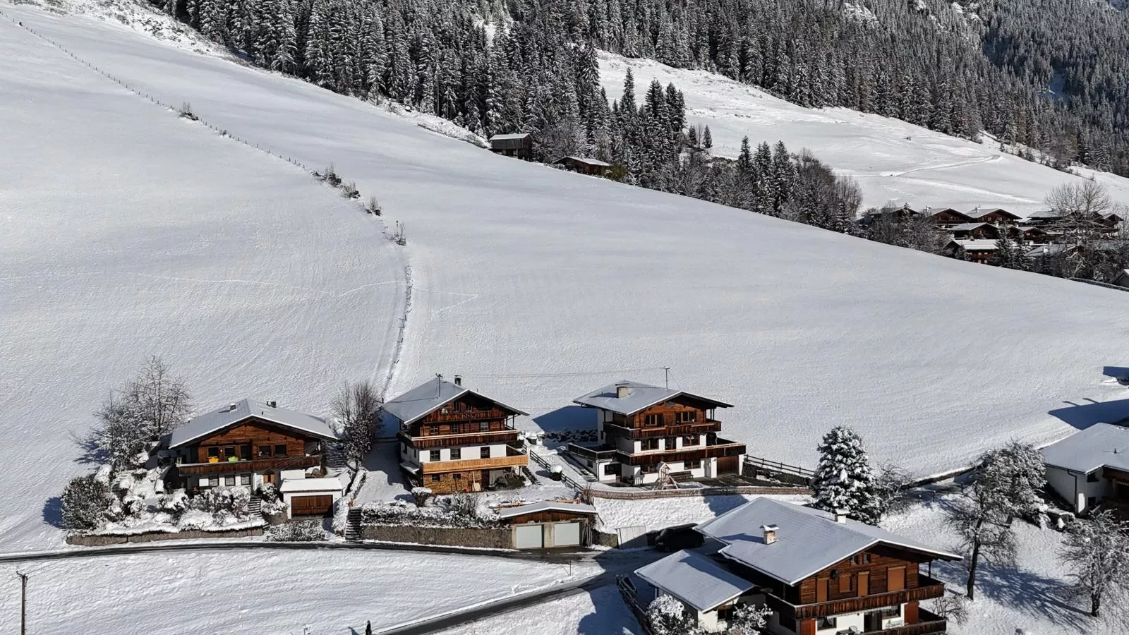 Tirola Hütte-Exterieur winter