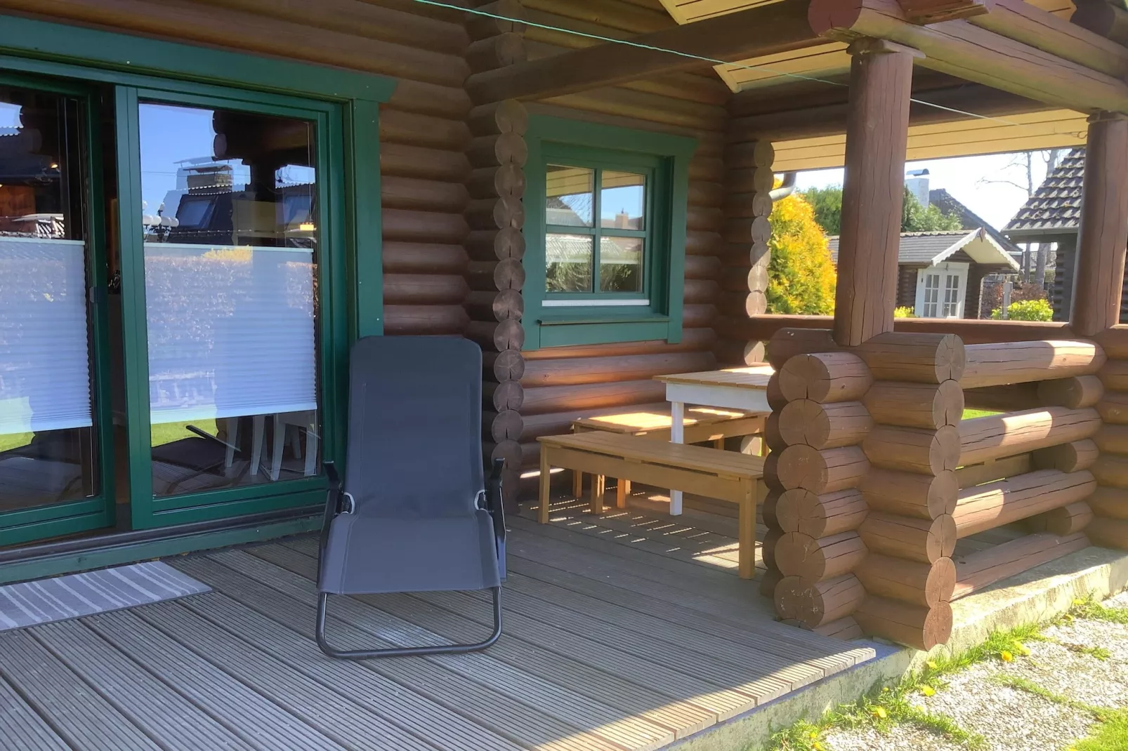 Blockhaus-Terrasbalkon