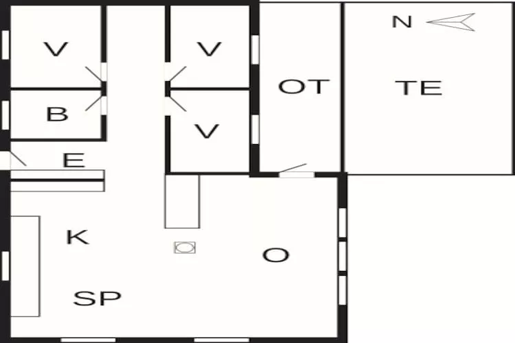 6 persoons vakantie huis in Sæby-By Traum-Plattegrond