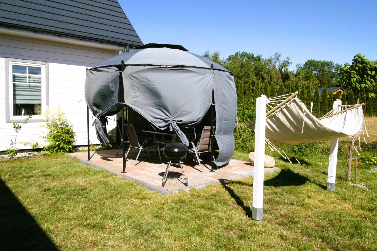 Luksusowa willa w Kołczewie dla 6 osób-Tuinen zomer