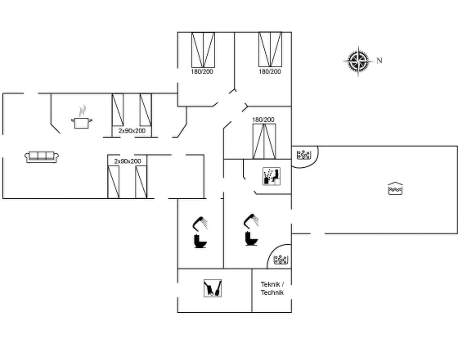 "Liliana" - 800m from the sea-Binnen